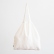 Off-white Terra linen shopping bag on a white background