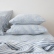 Blue Ticking Stripe linen pillowcases and bedding