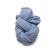 Folded Brunera blue Garza linen scarf